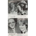 TV Soap Collection of 21 Printed Signatures on 6x3 inch Black and White Photos. Includes