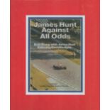 James Hunt and Eoin Young Signed Book Cover Page Mounted Professionally to an overall size of