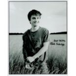 Daniel Radcliffe Signed 10x8 inch Black and White Photo. Signed in his Early Years of Acting. Signed