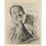 Stubby Kaye signed 10x8 vintage photo. Dedicated to Francis. Good condition. All autographs come