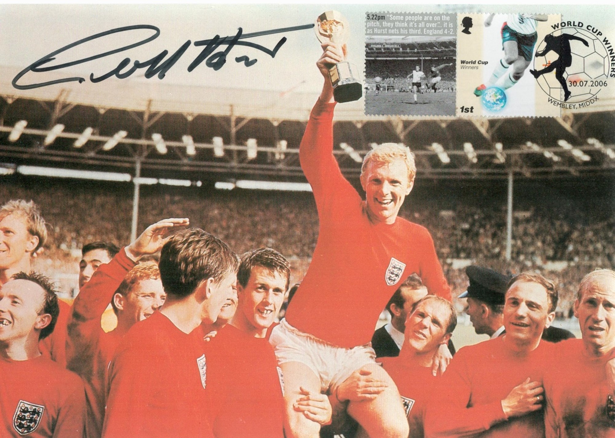 Geoff Hurst signed 6x8 colour photo. Hurst MBE, born 8 December 1941, is an English former