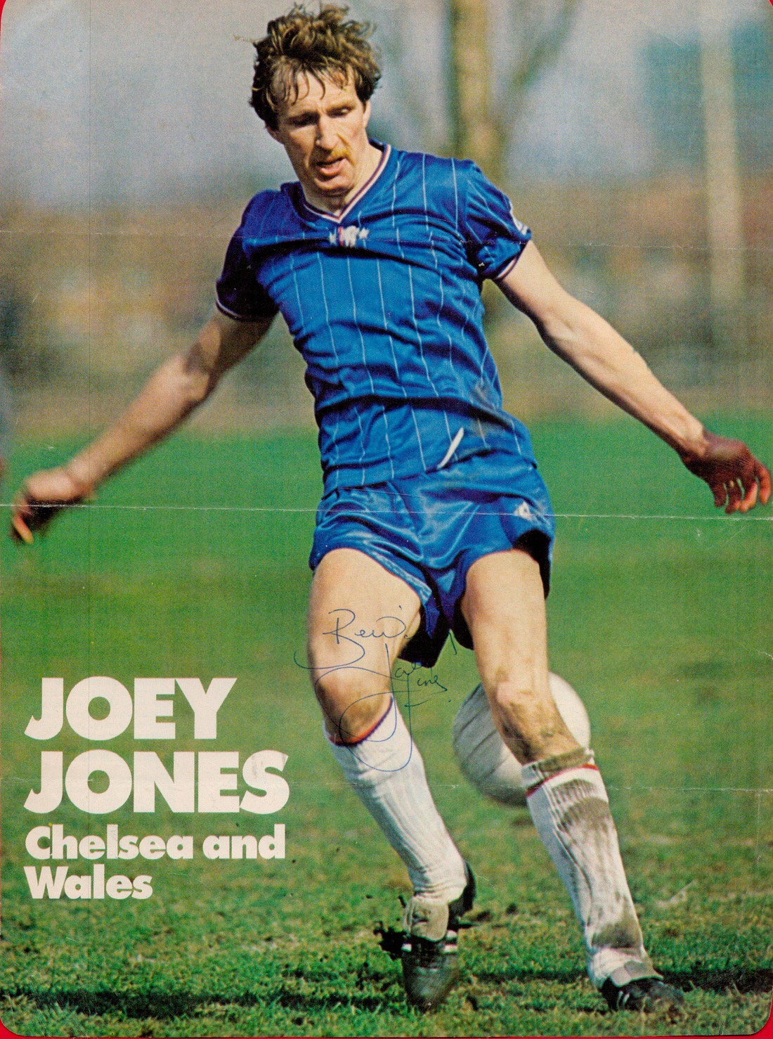 Football autographs 3 X Chelsea Signed Magazine Pictures 10 X 8 Joey Jones, Joe Cole and Gianluca