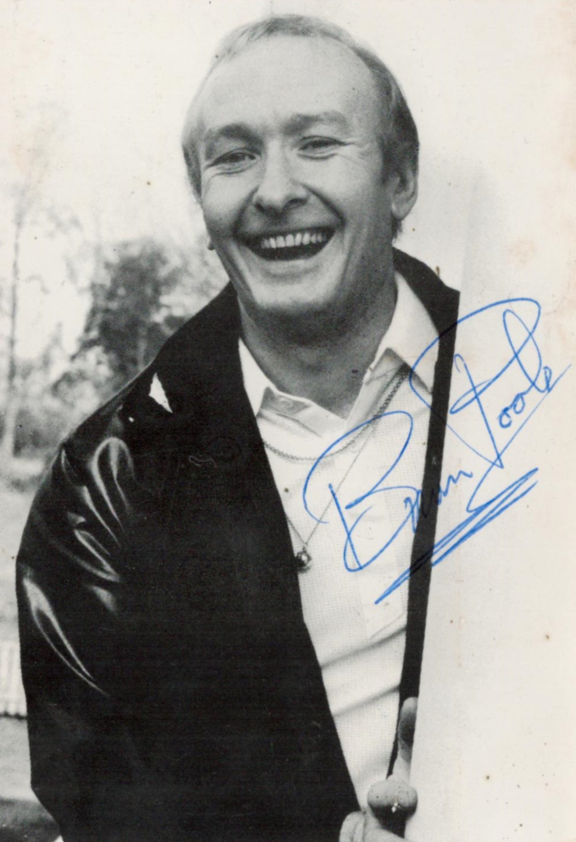 Brian Poole signed 6x4 black and white photo. Poole is a singer and performer who was the lead