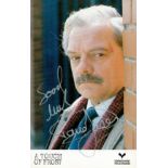 David Jason signed 6x4 colour Touch of Frost photo. English actor, comedian, screenwriter and