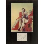 Charles Coburn Signed Signature Piece With Colour Photo, Mounted to an overall size of 16 x 12