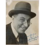Claude Dampier signed 7x5 vintage photo. Dampier, born Claud Conolly Cowan; 23 November 1878 - 1