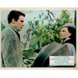 Warren Beatty Signed 10x8 inch Colour Splendour In The Grass Lobby Card. Signed in black ink. Good