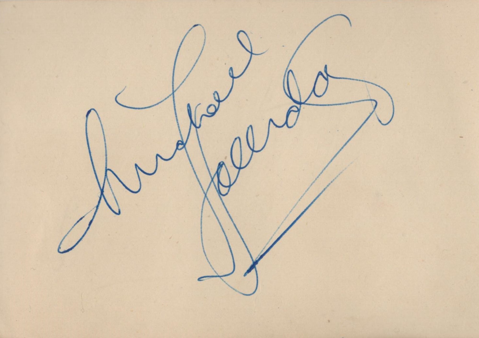 Michael Halliday signed 5x4 album page. Halliday (often M. A. K. Halliday; 13 April 1925 - 15