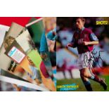 Football autographs 8 X Aston Villa Signed Magazine Pictures Mainly 12 X 8 Includes Southgate,