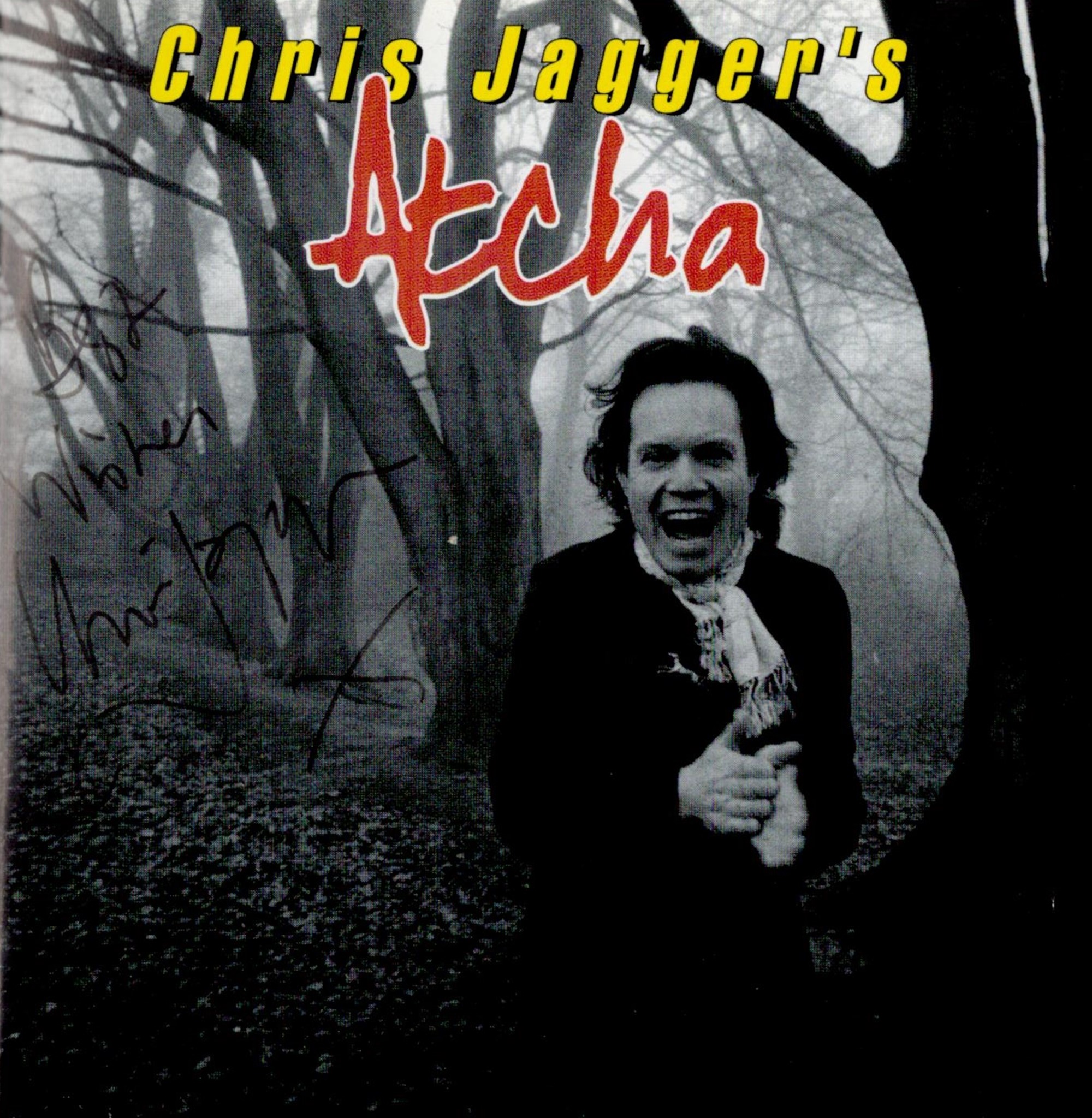 Chris Jagger Signed Atcha CD Booklet. Jagger is an English musician. He is the younger brother of