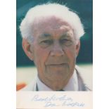 Dan Maskell signed 5x4 colour photo. Daniel Maskell CBE (11 April 1908 - 10 December 1992) was an