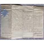 1906 Edward VII signed Army Commission. Nice approx 16 by 12 inch Commission from Edward VII to