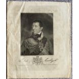 Duke of Wellington approx 8 x 8 b/w inch Print of the Duke 1815. All autographed items come with a