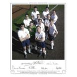 Autographed TOTTENHAM 1961 20 x 16 Limited Edition : Col, depicting a stunning 20 x 16 hand-signed