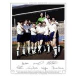Autographed TOTTENHAM 1961 20 x 16 Limited Edition : Col, depicting a stunning 20 x 16 hand-signed