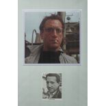 Roy Scheider (1932-2008) Actor Signed Vintage Picture With 13x17 Mounted 'Jaws' Photo Display.