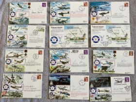 WW2 RAF Battle of Britain fighter pilots collection. 50th Anniversary BOB Complete Set of RAFA 1-
