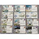 WW2 RAF Battle of Britain fighter pilots collection. 50th Anniversary BOB Complete Set of RAFA 1-