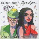 Elton John signed Cold Heart CD Sleeve disc included. Good condition. All autographs come with a