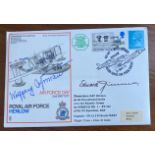 Luftwaffe Rossbach WW2 multiple signed cover 44 SC16 S0UTHAMPTON signed by v. Gronau, Zimmer, from