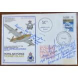 Luftwaffe Rossbach WW2 multiple signed cover 38 SC 35 SUNDERLAND signed by Harlinghausen, Storp,