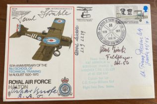 Luftwaffe Rossbach WW2 multiple signed cover 45 SC 13 S. E. 5a signed by Knofe, Piechulek, Leichtle,