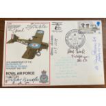 Luftwaffe Rossbach WW2 multiple signed cover 45 SC 13 S. E. 5a signed by Knofe, Piechulek, Leichtle,