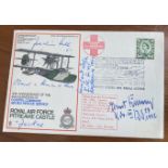 Luftwaffe Rossbach WW2 multiple signed cover 14 SC 23 WALRUS signed by Jope, Helbig, Dillberg,