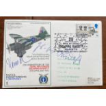 Luftwaffe Rossbach WW2 multiple signed cover 4 SC 28 LYSANDER signed by Rudel, Kennel, from Hans