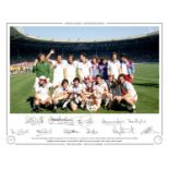 Autographed WEST HAM UNITED 1980 20 x 16 Limited Edition : Col, depicting a stunning 20 x 16 hand-