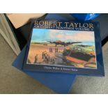 Robert Taylor multiple signed Air combat painting book Vol 4 with slipcase. Autographs have been