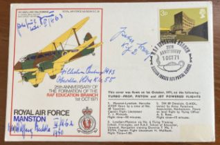 Luftwaffe Rossbach WW2 multiple signed cover 42 SC 38 DOMINIE signed by Breu, Antrup, Bechtle,