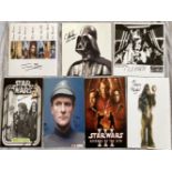 Star Wars signed photo Collection. 8x10 photo signed with all 7 character names by Jerome Blake,