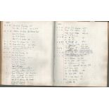 Royal Engineers Aldershot multi signed mess book dating 1925-1961 includes many high ranking WWII