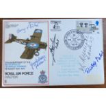 Luftwaffe Rossbach WW2 multiple signed cover 35 SC 13 S. E. 5a signed by Mai, Rumpel, v. Hippel,