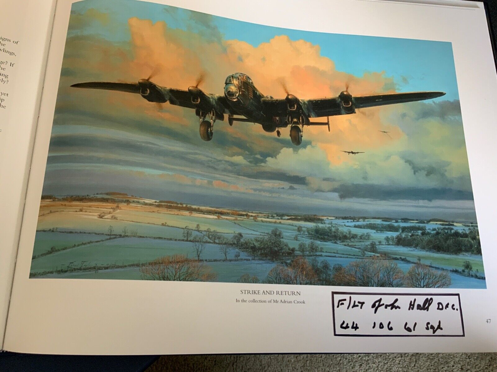 Robert Taylor multiple signed Air combat painting book Vol 4 with slipcase. Autographs have been - Image 6 of 10