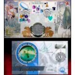 Cherie Lunghi and Tim Wonacott Signed FDCs includes Millennium Timekeeper 1999, The Legend of King