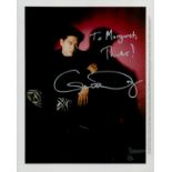 Garret Wang Signed Colour Photo Harry Kim - Voyager Approx. size 10 x 8. Good condition. All