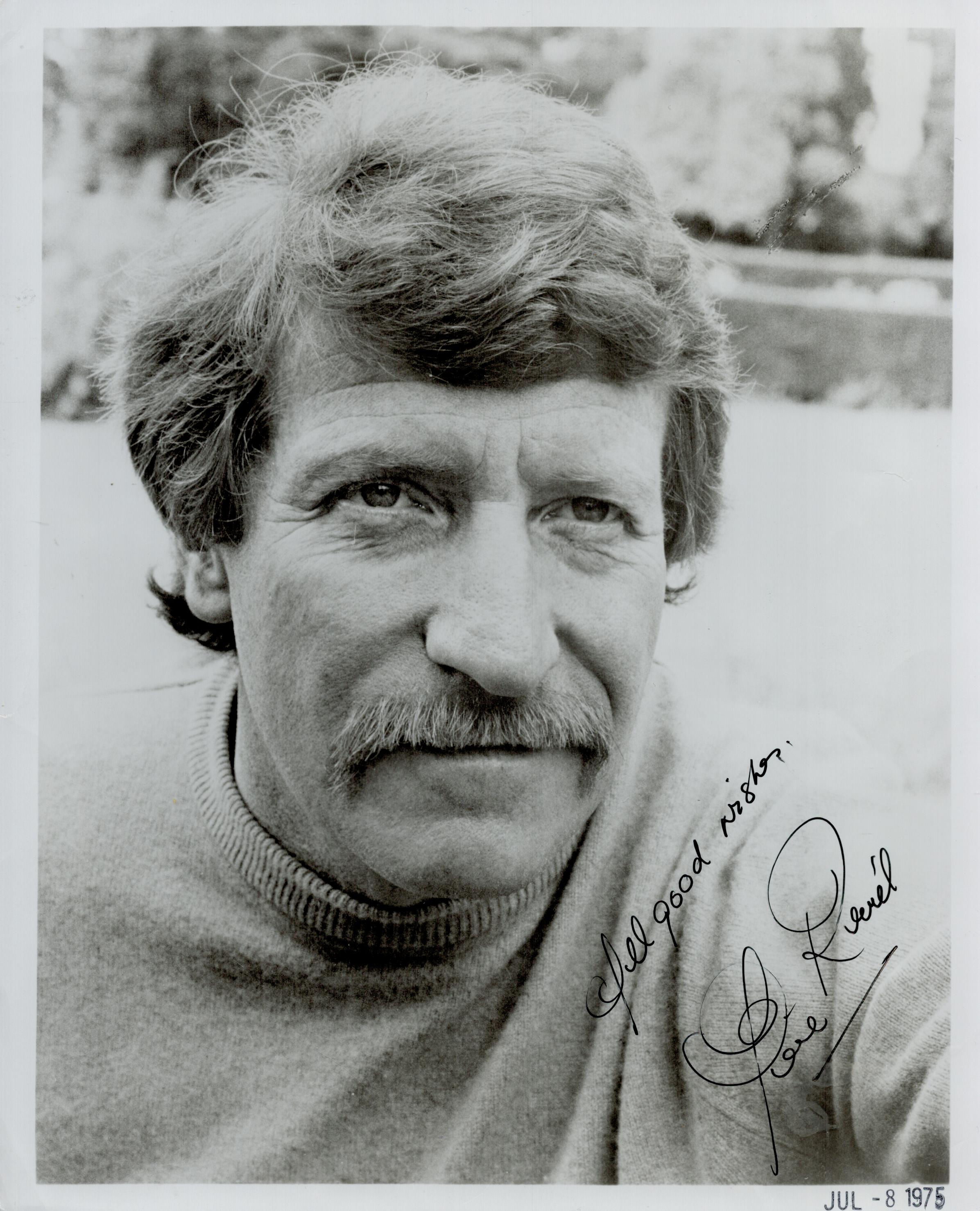 Clive Revill signed 10x8 inch black and white photo. Good condition. All autographed items come with