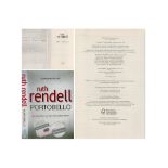 Ruth Rendall 1st Edition Hardback Book Titled Portobello. Published in 2008. Spine and Dust jacket