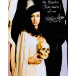 Valerie Leon Signed Colour Photo British Actress approx. 10 x 8 size. Good condition. All