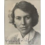 Virginia Bottomley signed 4x3 inch black and white vintage photo. Virginia Hilda Brunette Maxwell