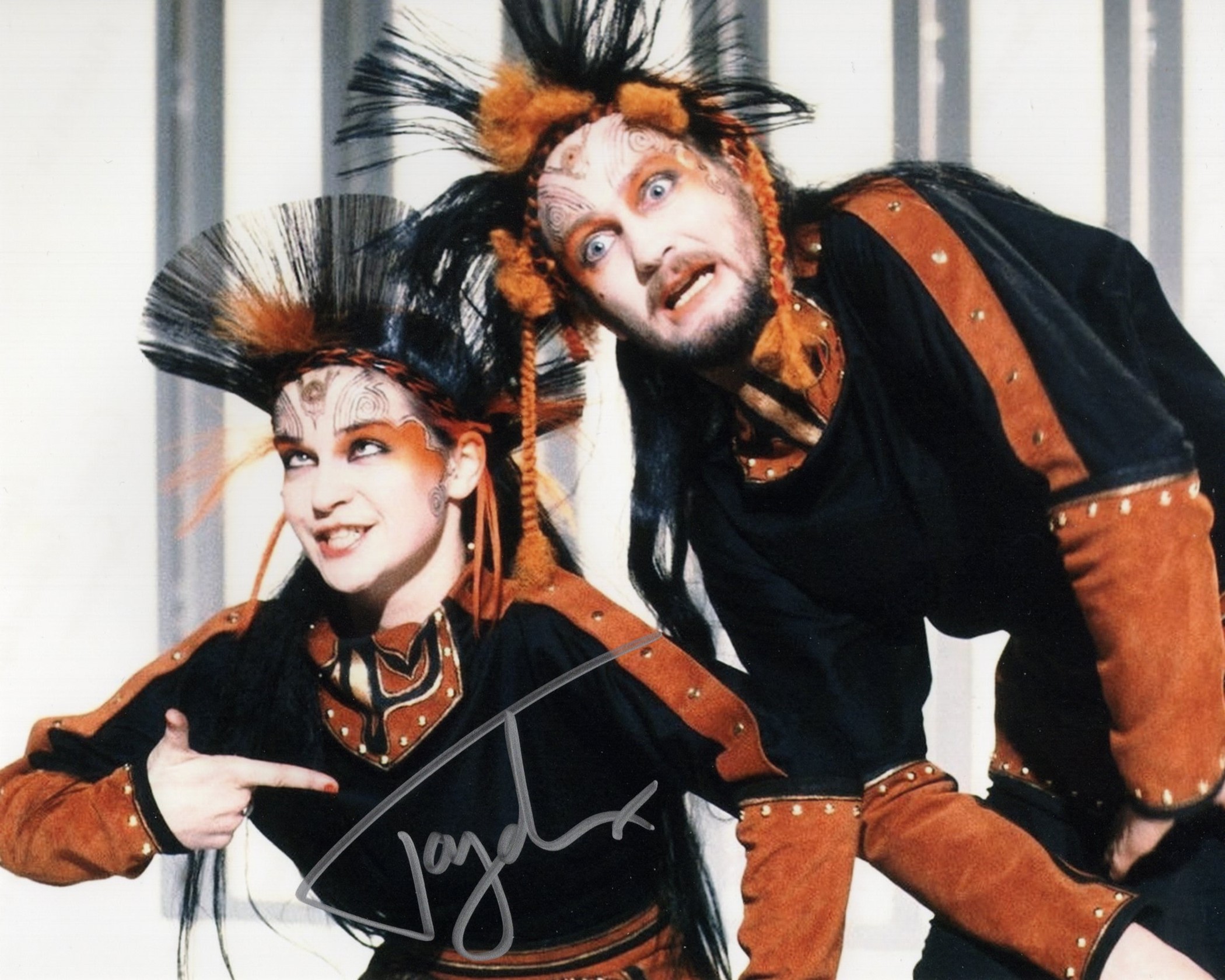 Pop music and Punk rock star Toyah signed 8x10 photo. Good condition. All autographs come with a