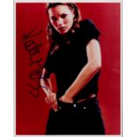 Kate Moss signed 10x8 colour photographAll autographs come with a Certificate of Authenticity. We