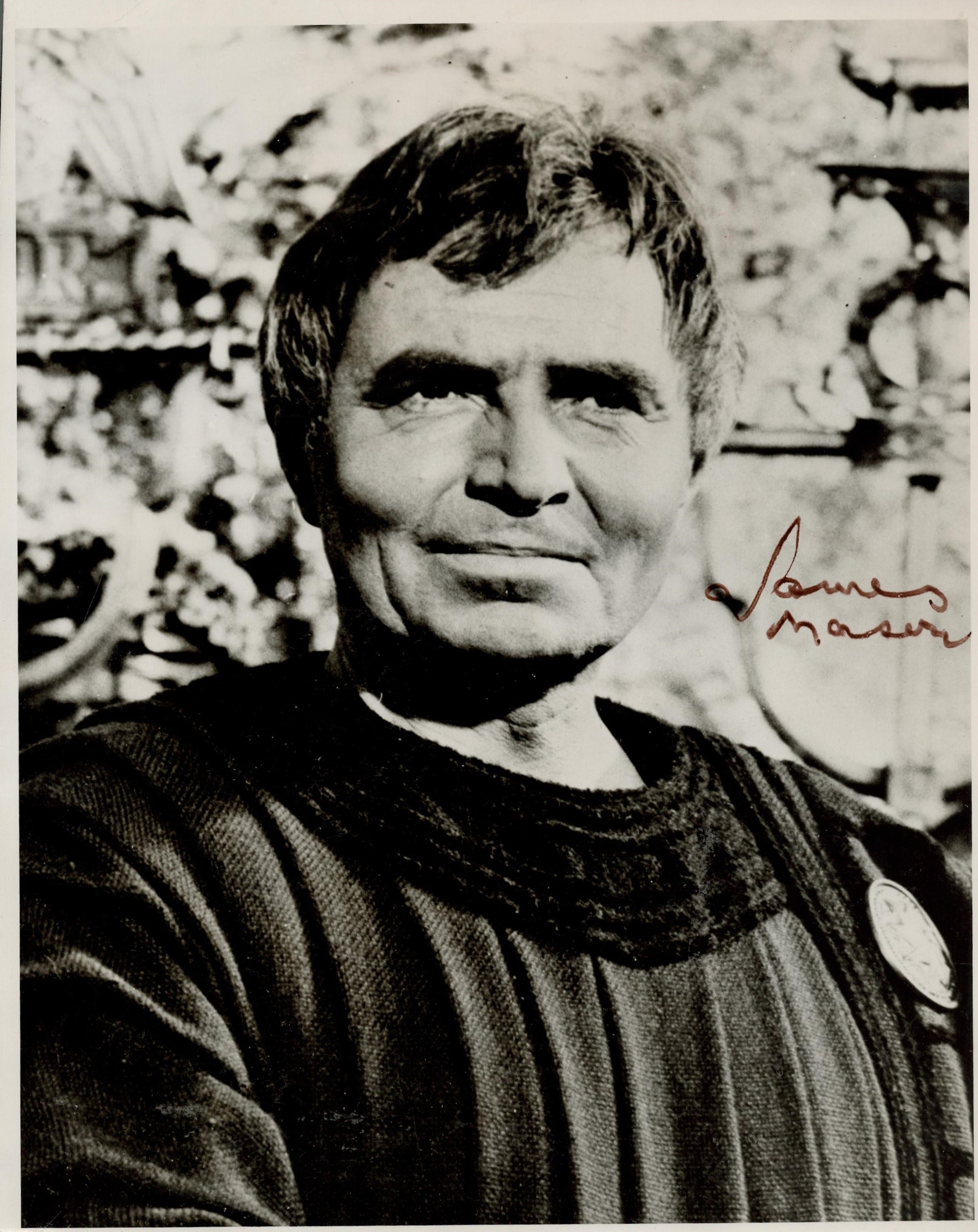 James Mason vintage signed 10x8 black and white photographAll autographs come with a Certificate