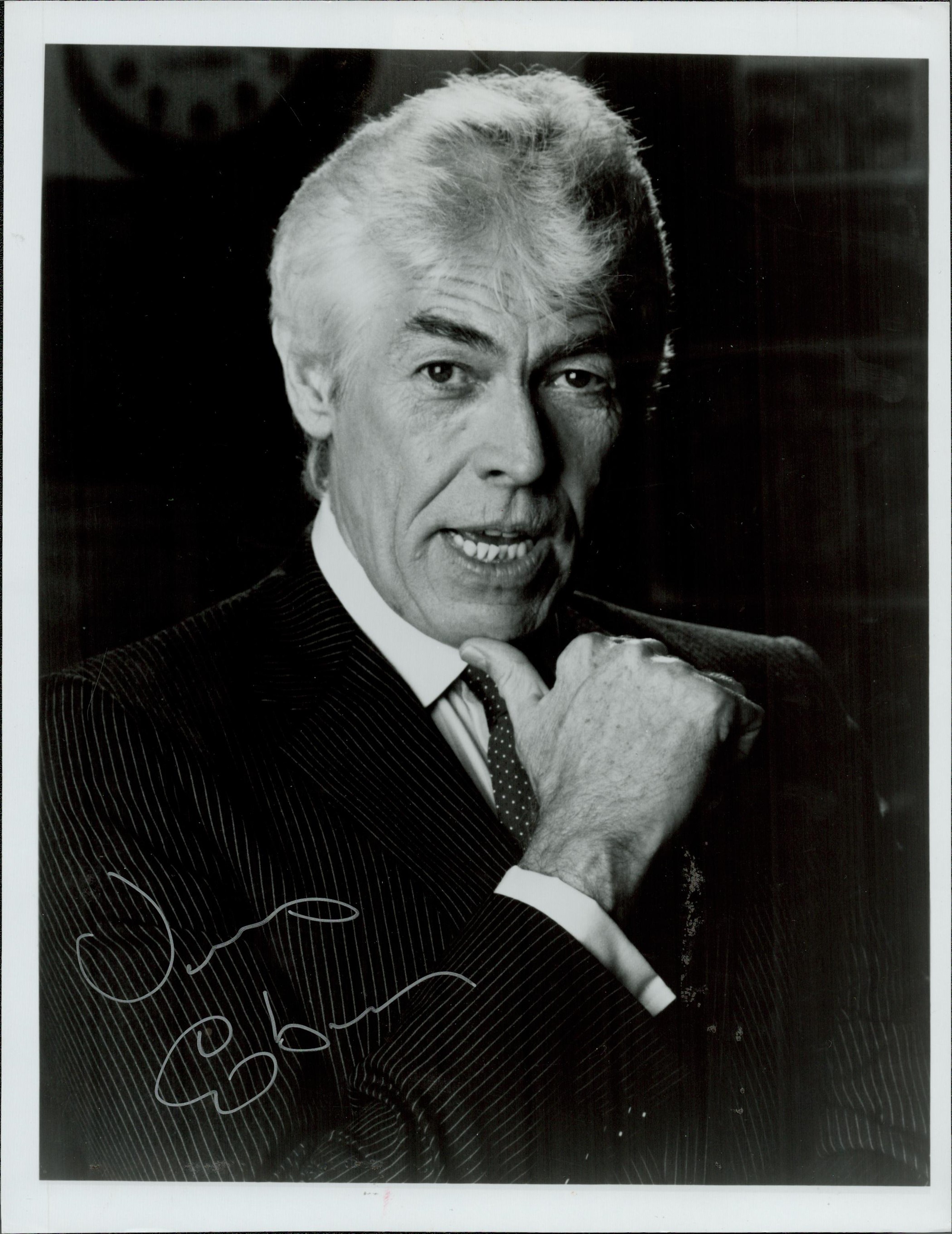 James Coburn signed 10x8 black and white photographAll autographs come with a Certificate of
