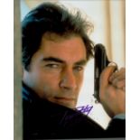 Timothy Dalton signed 10x8 colour photograph in character as James BondAll autographs come with a