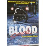 Blood Simple movie poster. ROLLED. Small wear and tear around edges. 40x60IN. Good condition. All