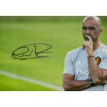 Football Roberto Martinez signed Belgium 12x8 colour photo. Good condition. All autographed items