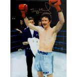 Boxing Terry Marsh signed 16x12 colour photo. Good condition. All autographed items come with a
